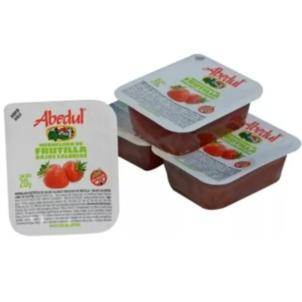 MERMELADA DE FRUTILLA LIGHT INDIVIDUAL ABEDUL cj.x120 x 20 g
