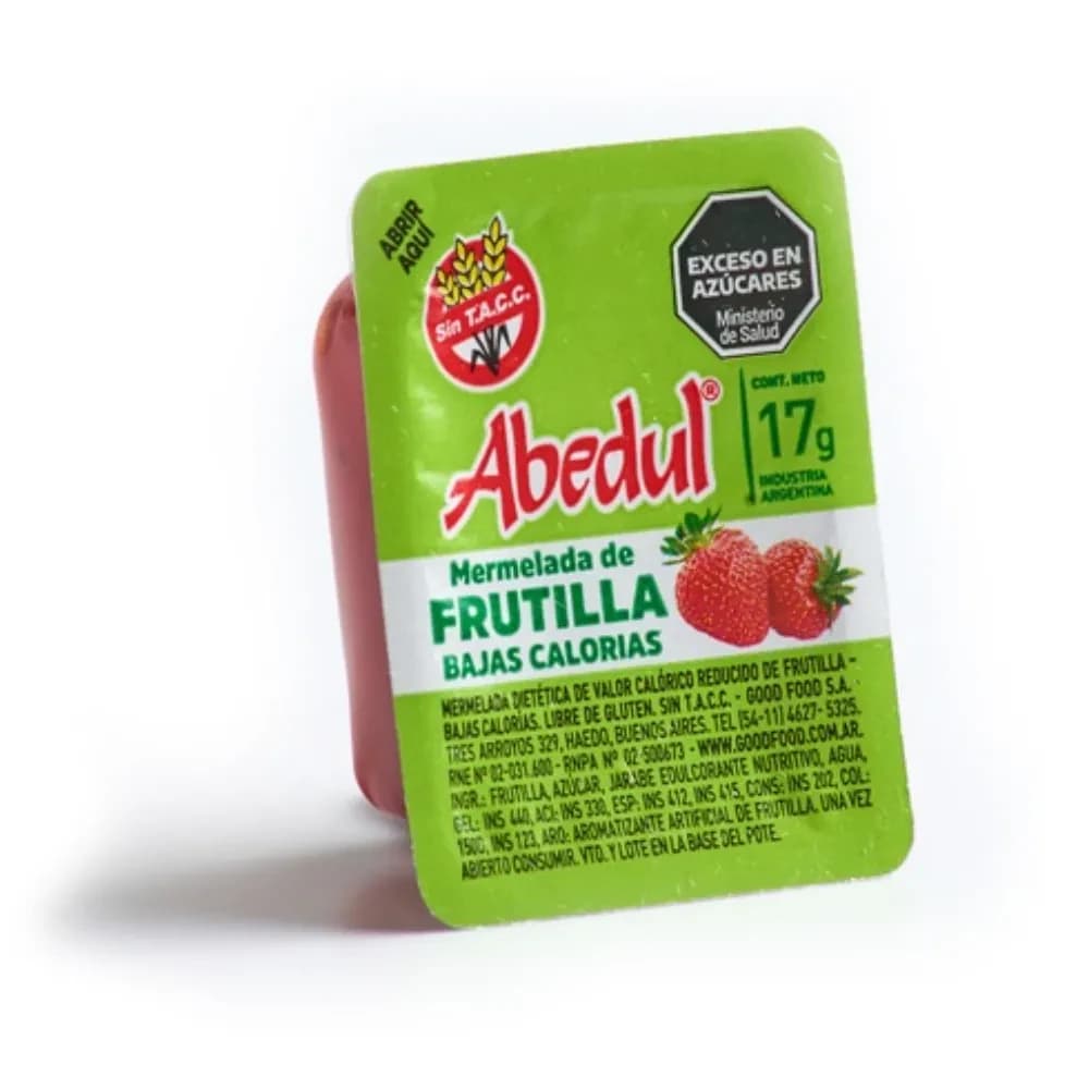 MERMELADA DIET ABEDUL FRUTILLA 108 X 17 G