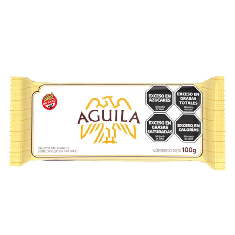 CHOCOLATE AGUILA BARRA BLANCO X 100 G