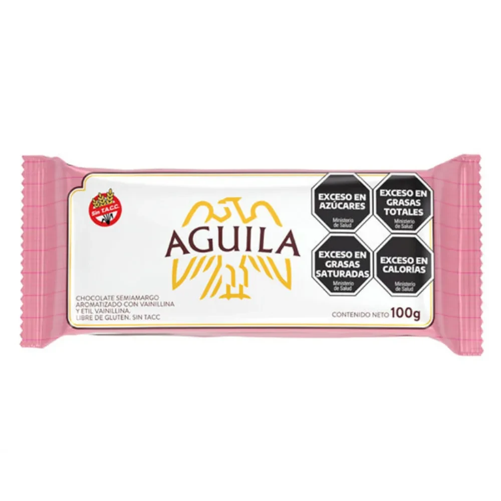 CHOCOLATE AMARGO BARRA AGUILA NEGRO X 100 G