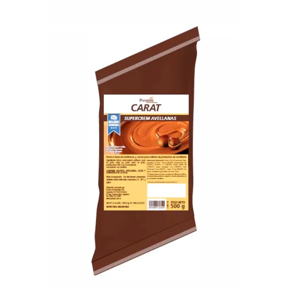 CARAT SUPERCREM AVELLANAS 500 GRS