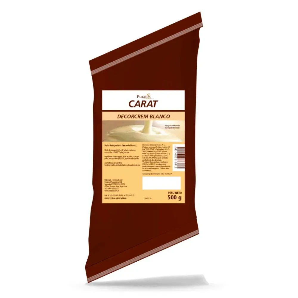 DECORCREM BLANCO MANGA 500 G
