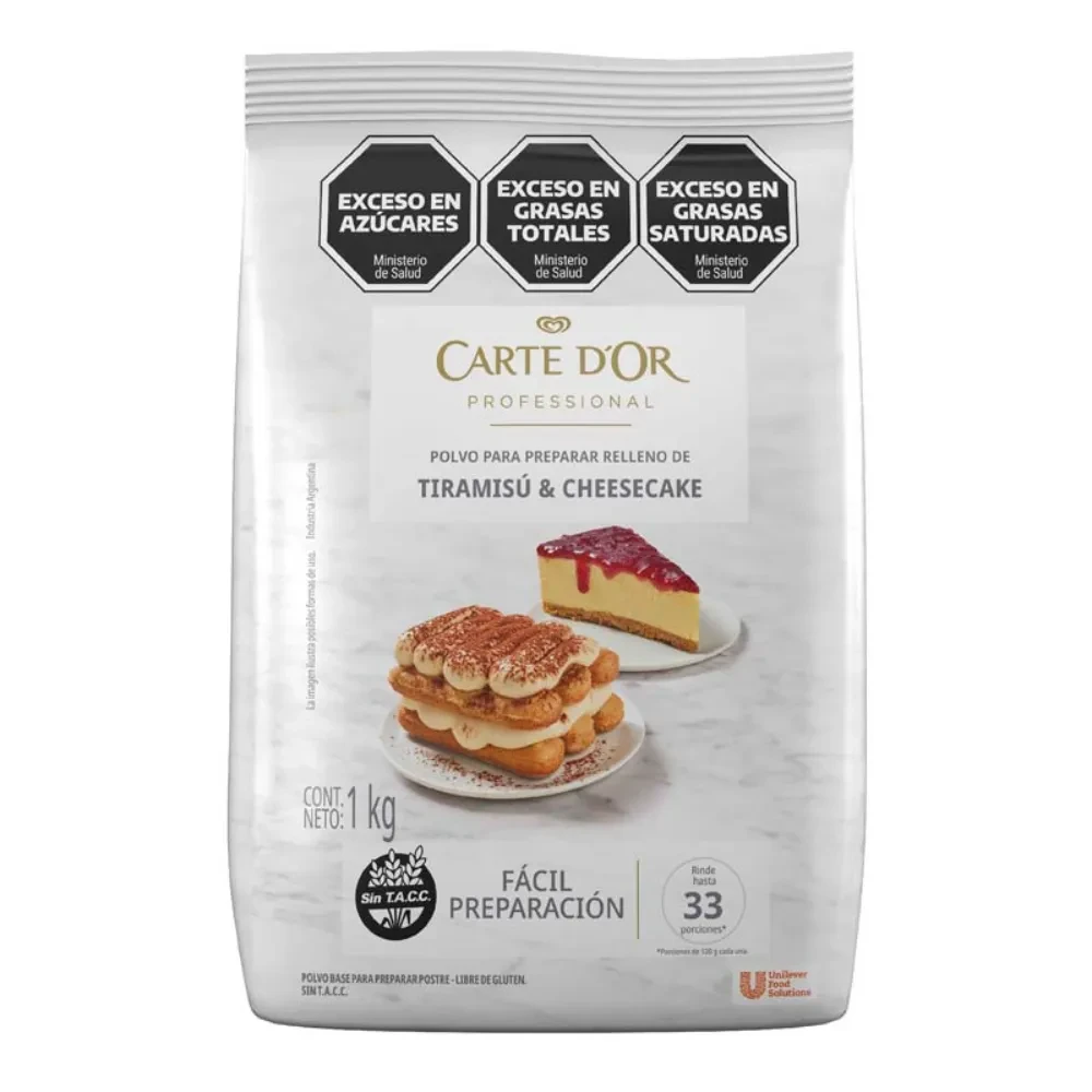 CARTE DOR TIRAMISU SIN TACC BOLSA 1KG