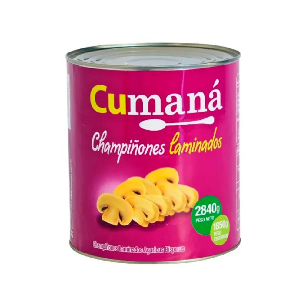 CHAMPIGNON CUMANA LAMINADO 2.55 KG