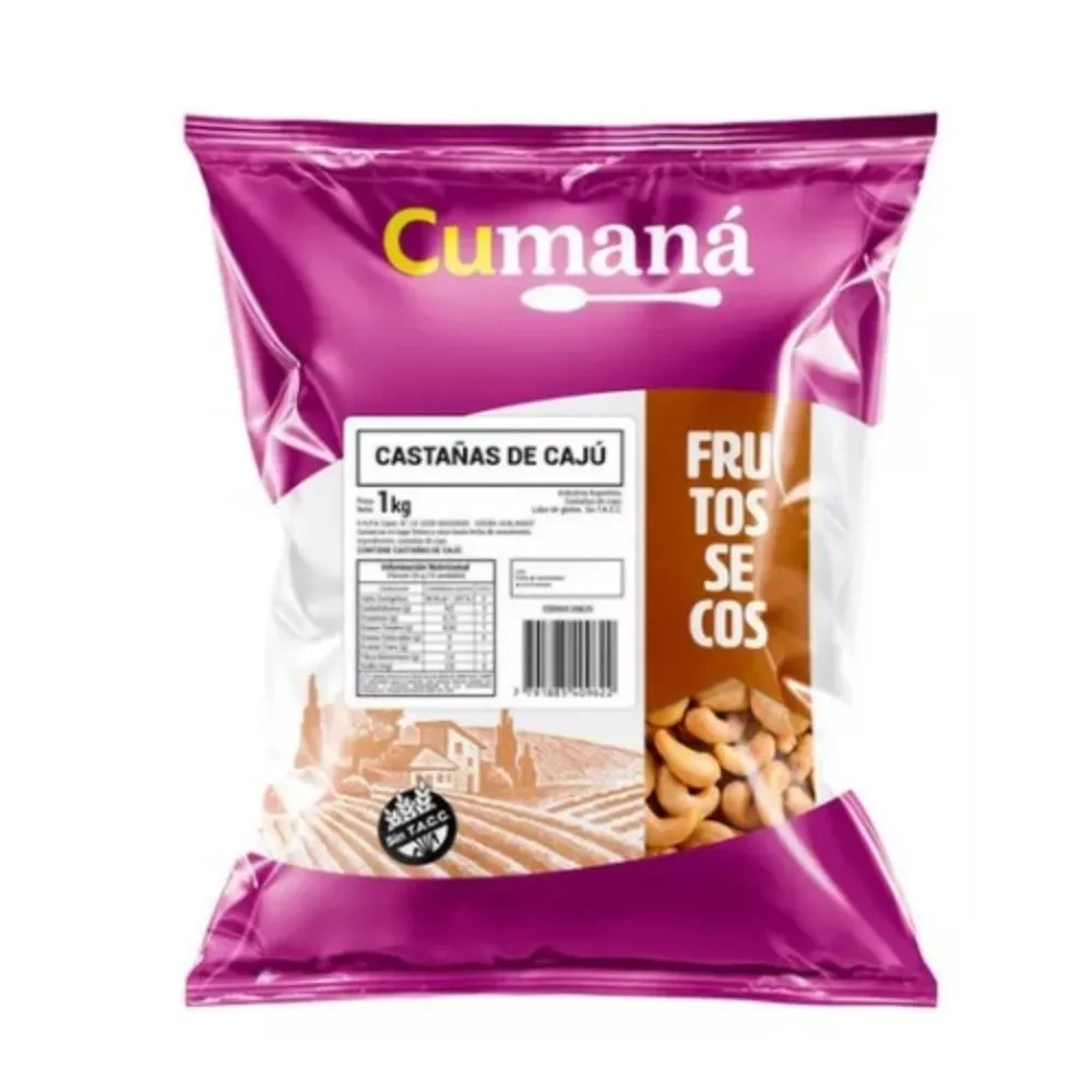 CASTAÑAS DE CAJU CUMANA BL.X1KG