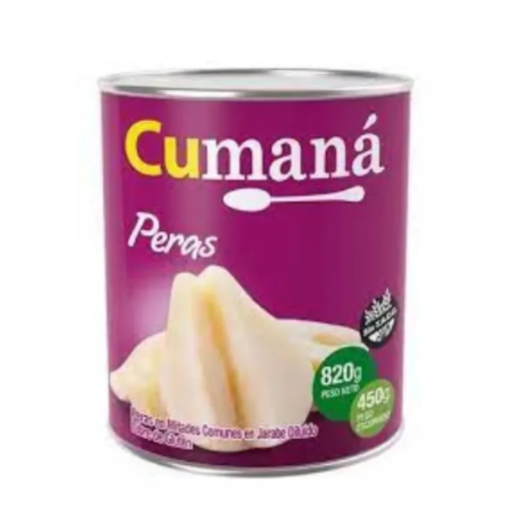 PERAS MITADES CUMANA S/TACC LT.X 820GR