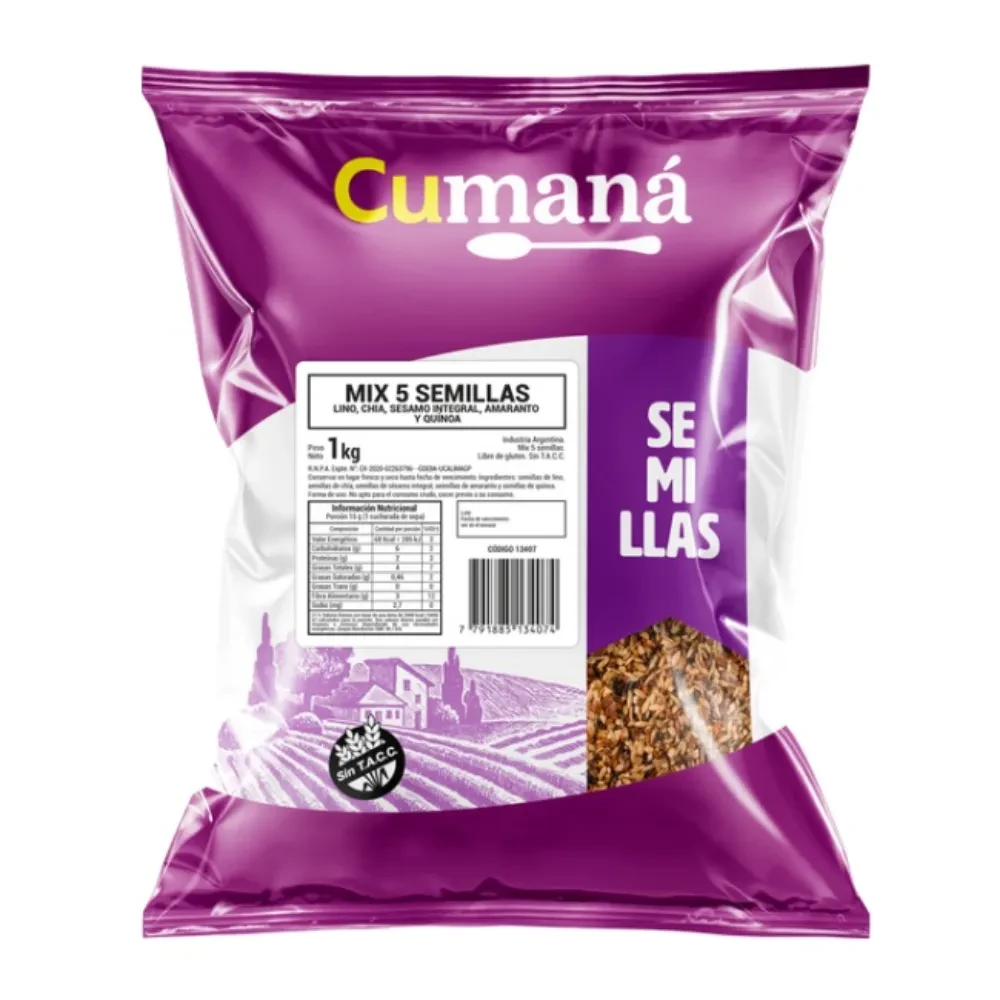SEMILLA MIX 5 CUMANA BL.X1KG