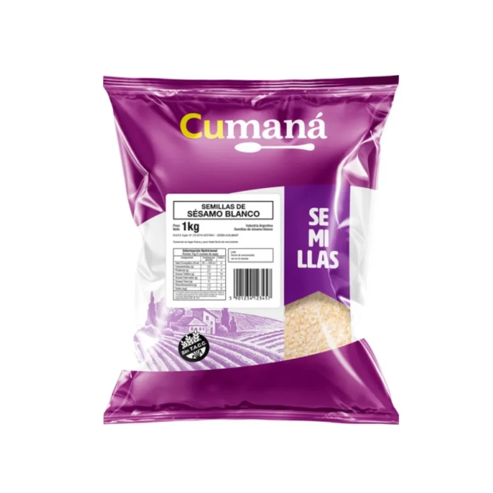 SEMILLA SESAMO BLANCO CUMANA BL.X1KG
