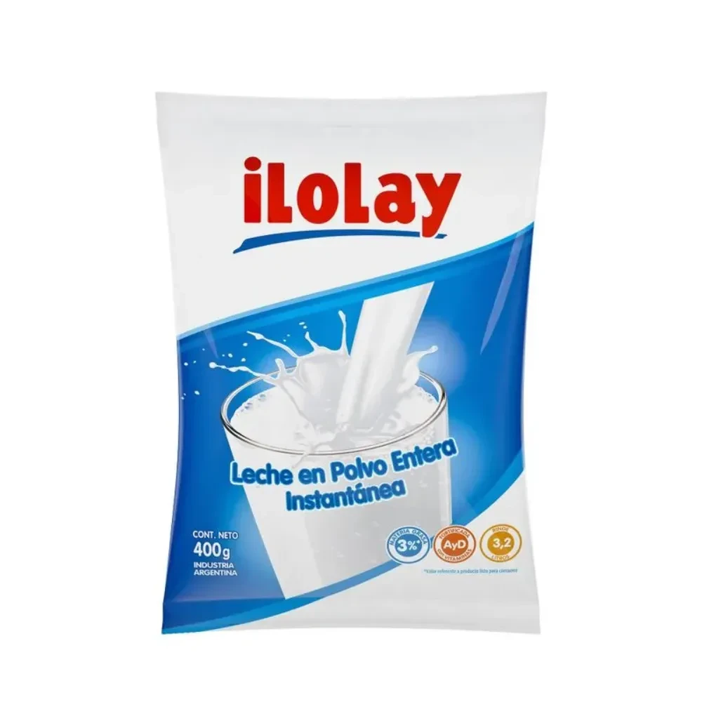 LECHE EN POLVO ILOLAY ENTERA 400 G.