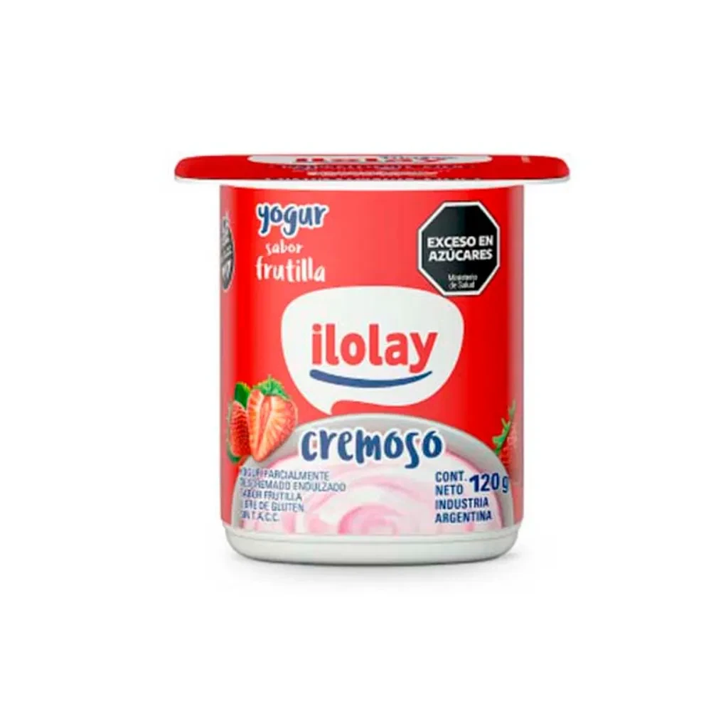 YOGUR BATIDO FRUTILLA 120 G.