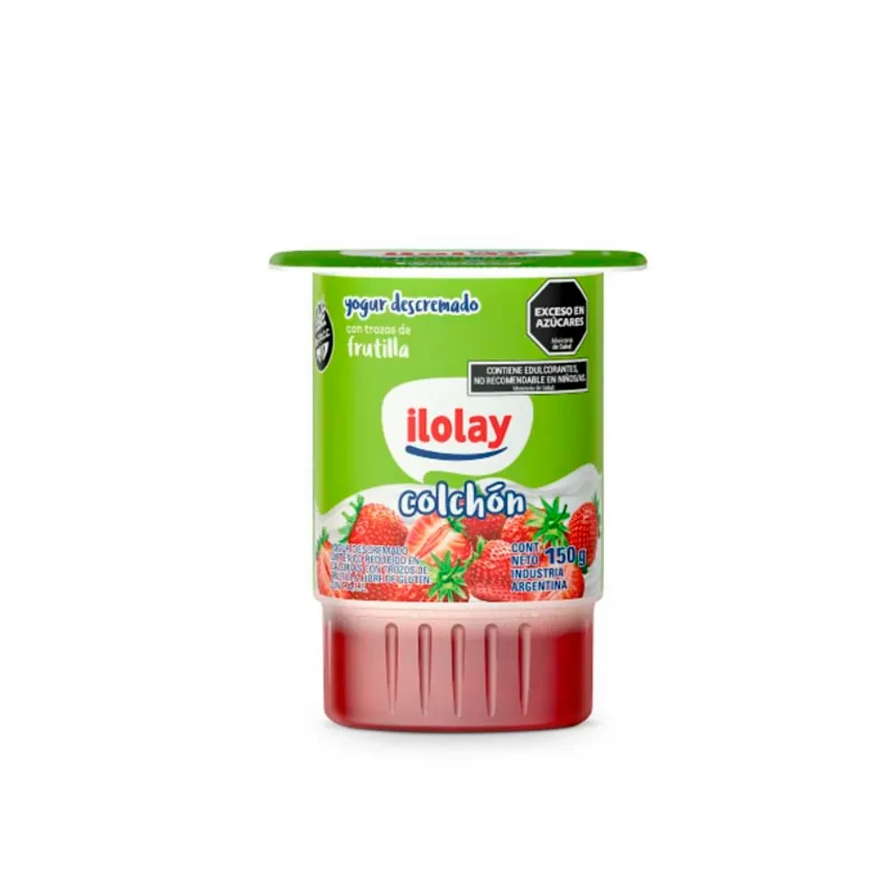 YOGUR C/TROZOS DESCREMADO FRUTILLA 150G.