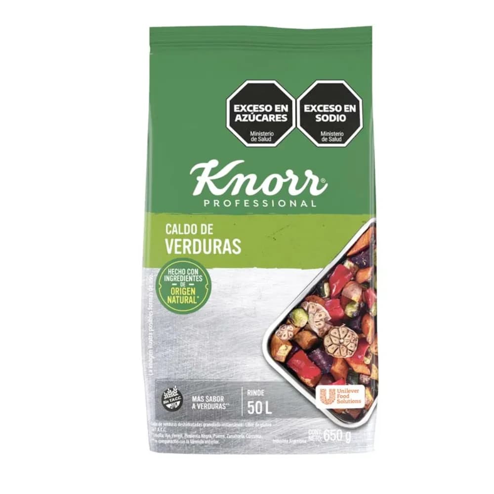 KNORR CALDO GRAN VERDURA S/TACC BOLSA 650G