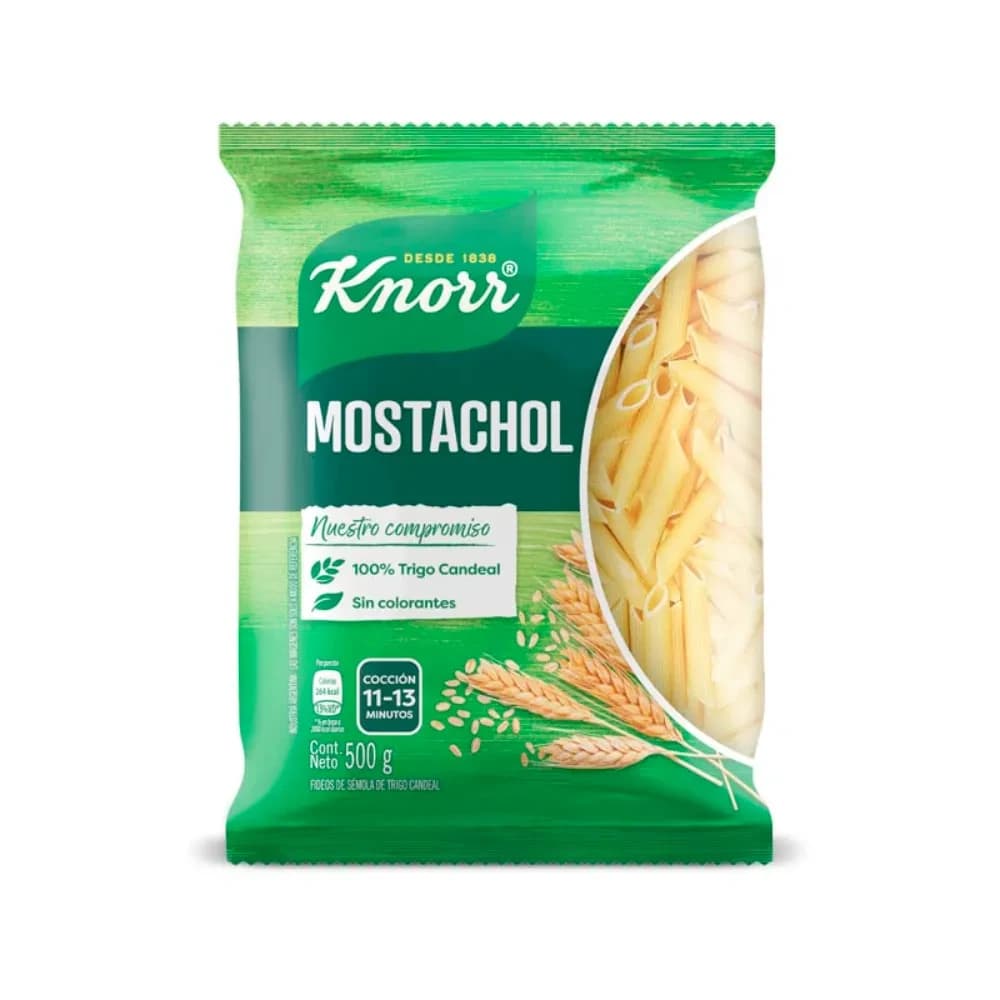KNORR PASTA FIDEOS MOSTACHOL 500G