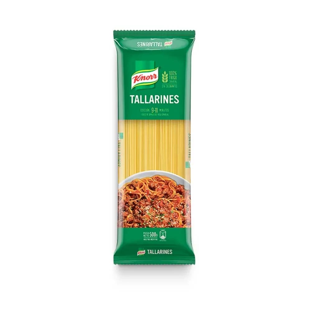 KNORR PASTA FIDEOS TALLARINES 500G