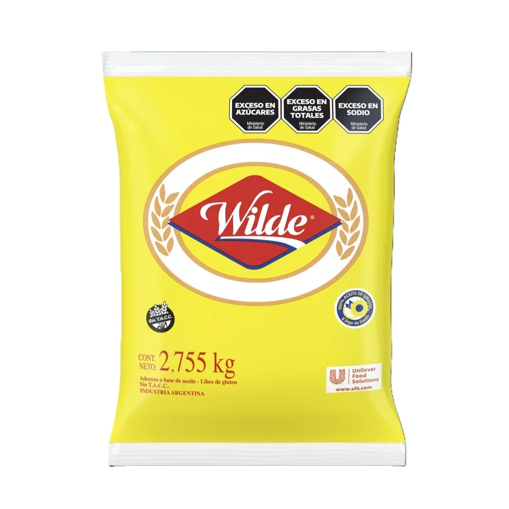 WILDE MAYONESA GASTRONOMICA BOLSA 2.755KG